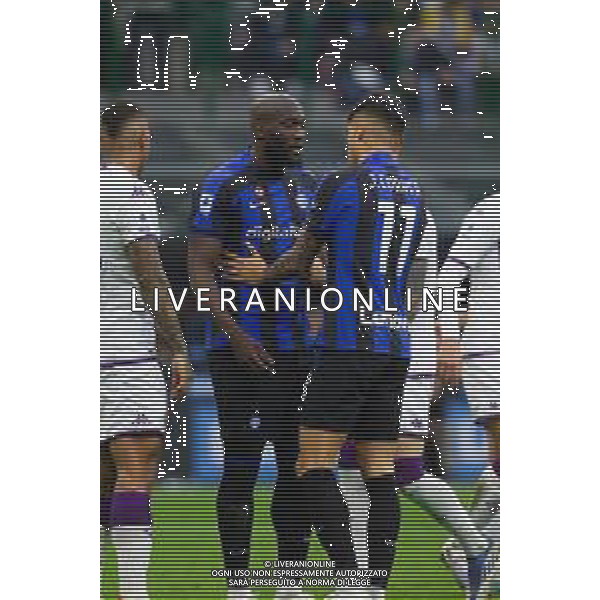 ROMELU LUKAKU E JOAQUIN CORREA - INTER vs FIORENTINA Campionato Calcio Serie A TIM 01.04.2023 ©PAOLO GIAMPIETRI / AGENZIA ALDO LIVERANI SAS