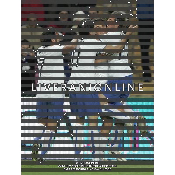 Ginevra 16/11/2005 Italia - Costa d\'Avorio amichevole nazionale nella foto esultanza dopo il gol di diana stefano aimo ph andry/agenzia aldo liverani
