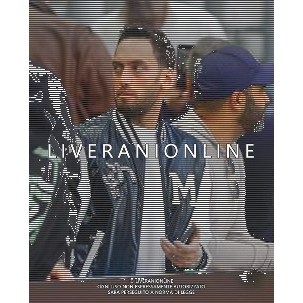 hakan calhanoglu in tribuna - INTER vs FIORENTINA Campionato Calcio Serie A TIM 01.04.2023 ©PAOLO GIAMPIETRI / AGENZIA ALDO LIVERANI SAS