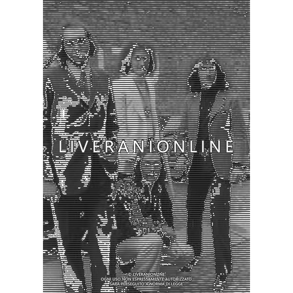 RETROSPETTIVA \'EQUIPE 84\' COMPLESSO MUSICALE NELLA FOTO VICTOR SOGLIANI, MAURIZIO MANDELLI, FRANCO CECCARELLI E MIKE SHEPSTONE COMPONENTI DEL GRUPPO DEL 1970 ©Archivio Giovanni Liverani / AGENZIA ALDO LIVERANI SAS
