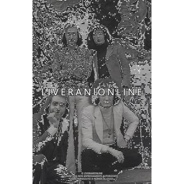 RETROSPETTIVA \'EQUIPE 84\' COMPLESSO MUSICALE NELLA FOTO VICTOR SOGLIANI, MAURIZIO MANDELLI, FRANCO CECCARELLI E MIKE SHEPSTONE COMPONENTI DEL GRUPPO DEL 1970 ©Archivio Giovanni Liverani / AGENZIA ALDO LIVERANI SAS