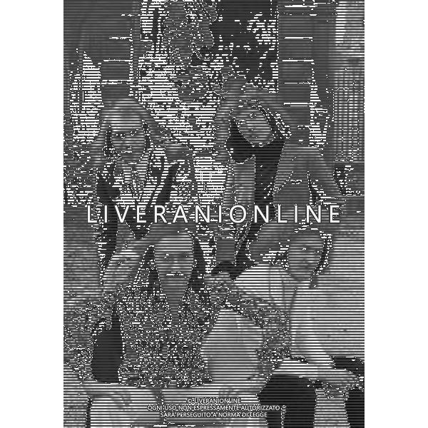 RETROSPETTIVA \'EQUIPE 84\' COMPLESSO MUSICALE NELLA FOTO VICTOR SOGLIANI, MAURIZIO MANDELLI, FRANCO CECCARELLI E MIKE SHEPSTONE COMPONENTI DEL GRUPPO DEL 1970 ©Archivio Giovanni Liverani / AGENZIA ALDO LIVERANI SAS