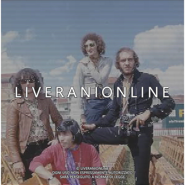 RETROSPETTIVA DEL COMPLESSO MUSICALE \'EQUIPE 84\' NELLA FOTO FRANCO CECCARELLI, MAURIZIO VANDELLI, VICTOR SOGLIANI E ALFIO CANTARELLA COMPONENTI DEL GRUPPO ALL\'8° CANTAGIRO NEL 1969 ©Archivio Giovanni Liverani / AGENZIA ALDO LIVERANI SAS