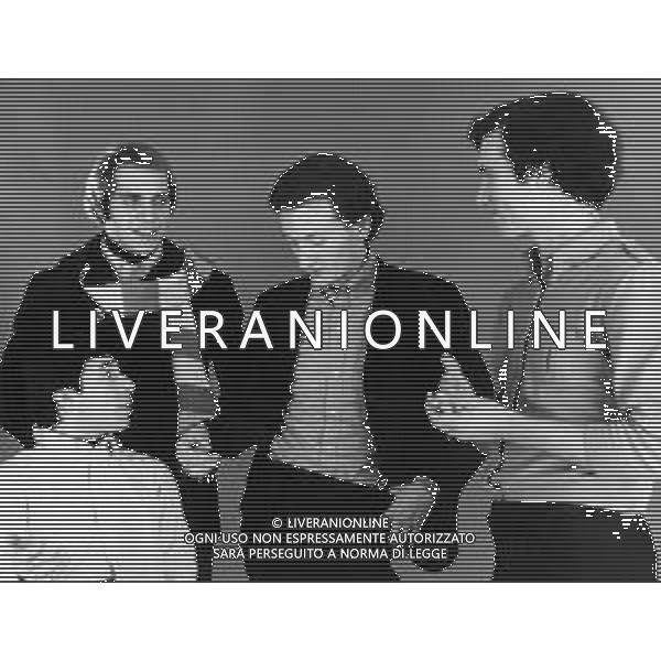 RETROSPETTIVA DEL COMPLESSO MUSICALE \'EQUIPE 84\' NELLA FOTO VICTOR SOGLIANI, ALFIO CANTARELLA, FRANCO CECCARELLI E MAURIZIO VANDELLI COMPONENTI DEL GRUPPO ANNI \'60 ©Archivio Giovanni Liverani / AGENZIA ALDO LIVERANI SAS