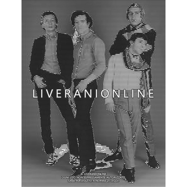 RETROSPETTIVA DEL COMPLESSO MUSICALE \'EQUIPE 84\' NELLA FOTO VICTOR SOGLIANI, ALFIO CANTARELLA, FRANCO CECCARELLI E MAURIZIO VANDELLI COMPONENTI DEL GRUPPO ANNI \'60 ©Archivio Giovanni Liverani / AGENZIA ALDO LIVERANI SAS