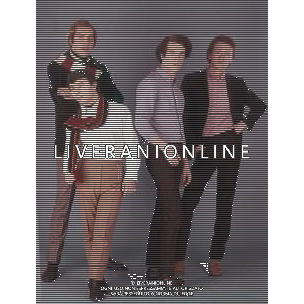 RETROSPETTIVA DEL COMPLESSO MUSICALE \'EQUIPE 84\' NELLA FOTO VICTOR SOGLIANI, ALFIO CANTARELLA, FRANCO CECCARELLI E MAURIZIO VANDELLI COMPONENTI DEL GRUPPO ANNI \'60 ©Archivio Giovanni Liverani / AGENZIA ALDO LIVERANI SAS