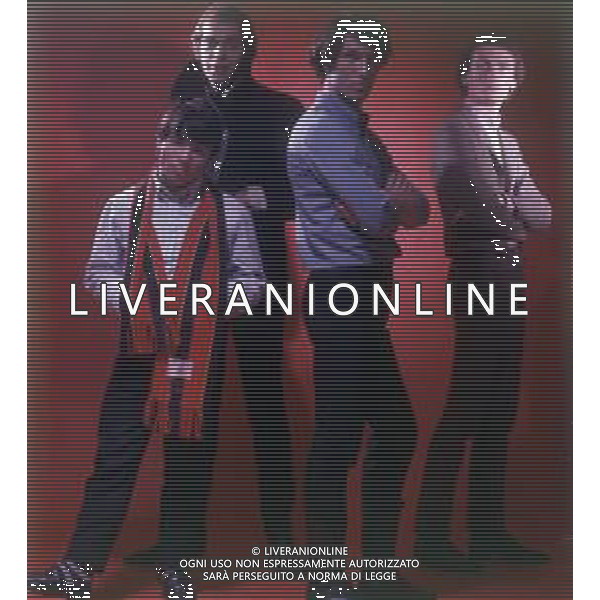 RETROSPETTIVA DEL COMPLESSO MUSICALE \'EQUIPE 84\' NELLA FOTO VICTOR SOGLIANI, ALFIO CANTARELLA, FRANCO CECCARELLI E MAURIZIO VANDELLI COMPONENTI DEL GRUPPO ANNI \'60 ©Archivio Giovanni Liverani / AGENZIA ALDO LIVERANI SAS