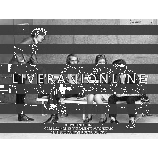 RETROSPETTIVA DEL COMPLESSO MUSICALE \'EQUIPE 84\' NELLA FOTO VICTOR SOGLIANI, ALFIO CANTARELLA, FRANCO CECCARELLI E MAURIZIO VANDELLI COMPONENTI DEL GRUPPO ANNI \'60 ©Archivio Giovanni Liverani / AGENZIA ALDO LIVERANI SAS