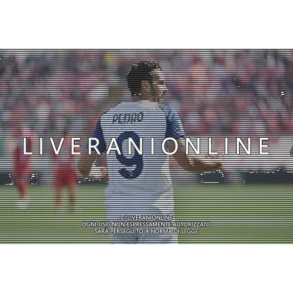 TVRG Pedro Eliezer Rodriguez Ledesma (Lazio) esulta dopo il gol dell\'1 a 0 Monza vs Lazio Monza 02-04-2023 U-Power Stadium Campionato Serie A TIM - 28a giornata foto Roberto Garavaglia/ag. Aldo Liverani sas/ AGENZIA ALDO LIVERANI SAS