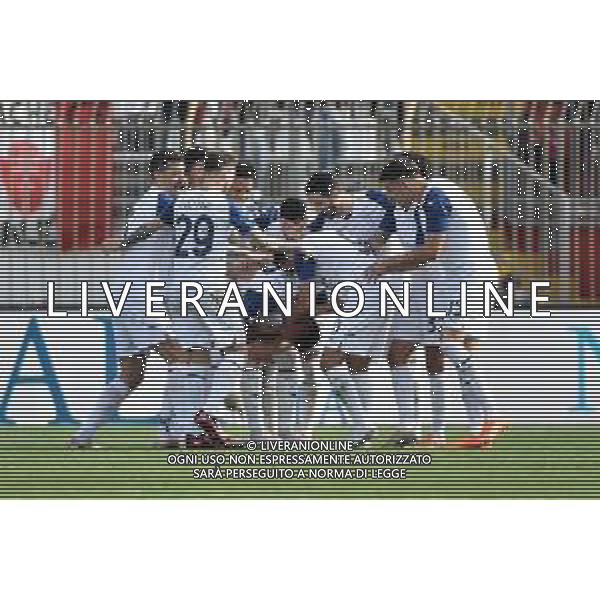 TVRG esultanza Lazio dopo il gol del 2 a 0 Sergej Milinkovic-Savic Monza vs Lazio Monza 02-04-2023 U-Power Stadium Campionato Serie A TIM - 28a giornata foto Roberto Garavaglia/ag. Aldo Liverani sas/ AGENZIA ALDO LIVERANI SAS