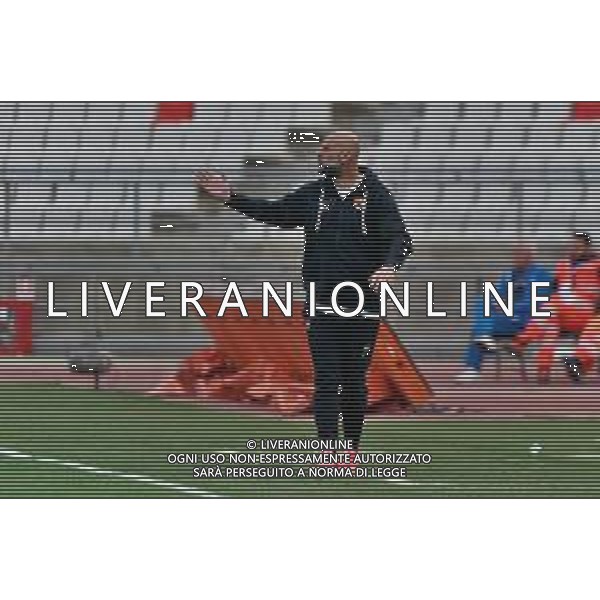 coach Roberto Stellone (Benevento Calcio) during the Italian soccer Serie B match SSC Bari vs Benevento Calcio on April 1, 2023 at the San Nicola stadium in Bari, Italy. Photo by Emmanuele Mastrodonato/ag. Aldo Liverani sas