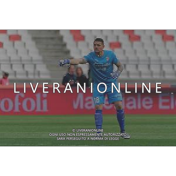Elia Caprile (SSC Bari) during the Italian soccer Serie B match SSC Bari vs Benevento Calcio on April 1, 2023 at the San Nicola stadium in Bari, Italy. Photo by Emmanuele Mastrodonato/ag. Aldo Liverani sas