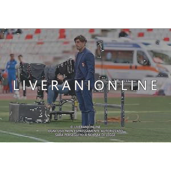 coach Michele Mignani (SSC Bari) during the Italian soccer Serie B match SSC Bari vs Benevento Calcio on April 1, 2023 at the San Nicola stadium in Bari, Italy. Photo by Emmanuele Mastrodonato/ag. Aldo Liverani sas