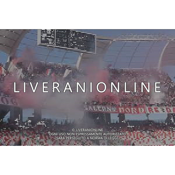 Supporters of SSC Bari during the Italian soccer Serie B match SSC Bari vs Benevento Calcio on April 1, 2023 at the San Nicola stadium in Bari, Italy. Photo by Emmanuele Mastrodonato/ag. Aldo Liverani sas