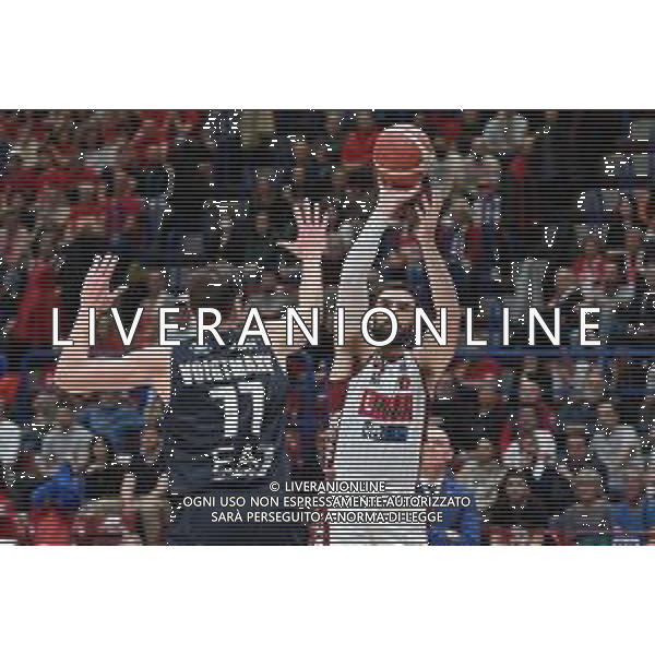 © TVRG Amedeo Tessitori (Reyer Venezia) EA7 Emporio Armani Milano vs Umana Reyer Venezia Assago (MI) 02-04-2023 Mediolanum Forum Campionato Serie A UnipolSai - 24a giornata foto Roberto Garavaglia/ag. Aldo Liverani sas/ AGENZIA ALDO LIVERANI SAS