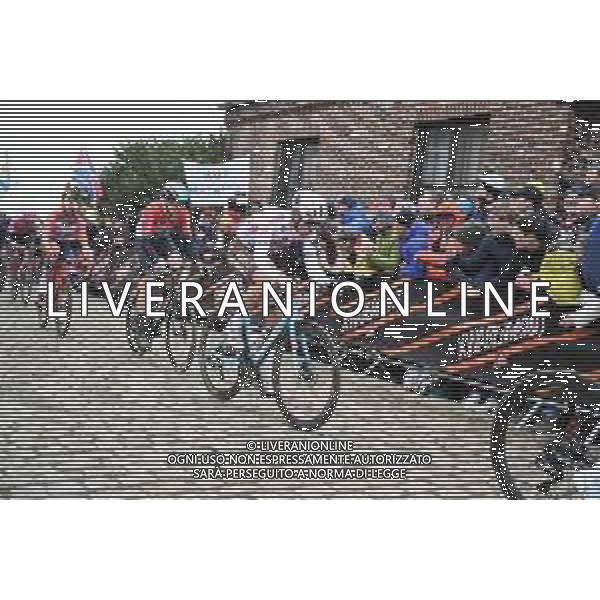 02-04-2023 Tour Des Flandres; 2023, Ag2r - Citroen; Cosnefroy, Benoit; Old Kwaremont; ©SIROTTI / AGENZIA ALDO LIVERANI SAS
