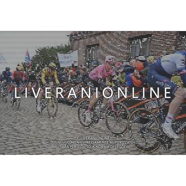 02-04-2023 Tour Des Flandres; 2023, Ef Education - Easypost; Powless, Neilson; Old Kwaremont; ©SIROTTI / AGENZIA ALDO LIVERANI SAS