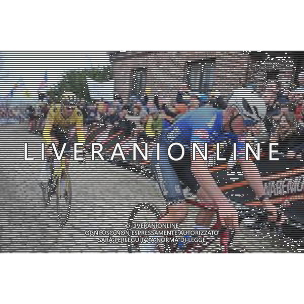 02-04-2023 Tour Des Flandres; 2023, Alpecin - Deceuninck; Van Der Poel, Mathieu; Old Kwaremont; ©SIROTTI / AGENZIA ALDO LIVERANI SAS
