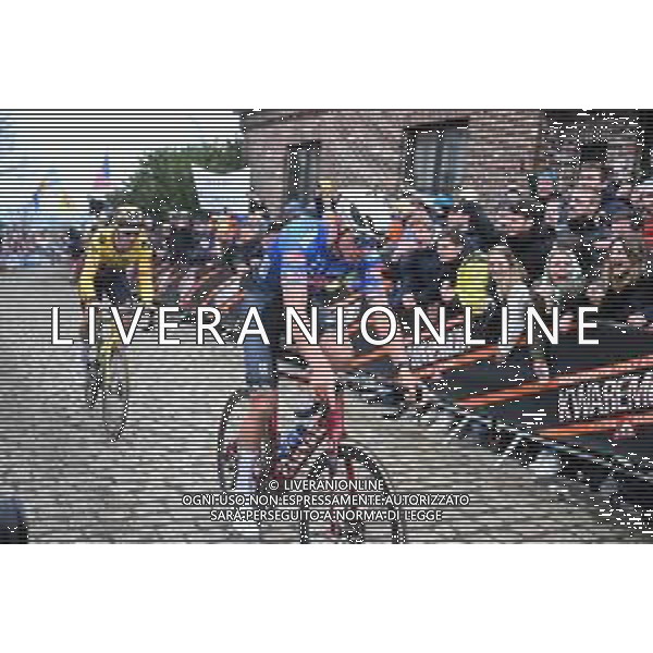 02-04-2023 Tour Des Flandres; 2023, Alpecin - Deceuninck; Van Der Poel, Mathieu; Old Kwaremont; ©SIROTTI / AGENZIA ALDO LIVERANI SAS