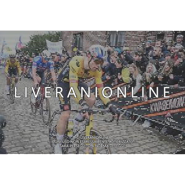 02-04-2023 Tour Des Flandres; 2023, Jumbo - Visma; Van Aert, Wout; Old Kwaremont; ©SIROTTI / AGENZIA ALDO LIVERANI SAS