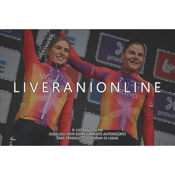 02-04-2023 Tour Des Flandres Women; 2023, Sd - Worx; Kopecky, Lotte; Vollering, Demi; Oudenaarde; ©SIROTTI / AGENZIA ALDO LIVERANI SAS
