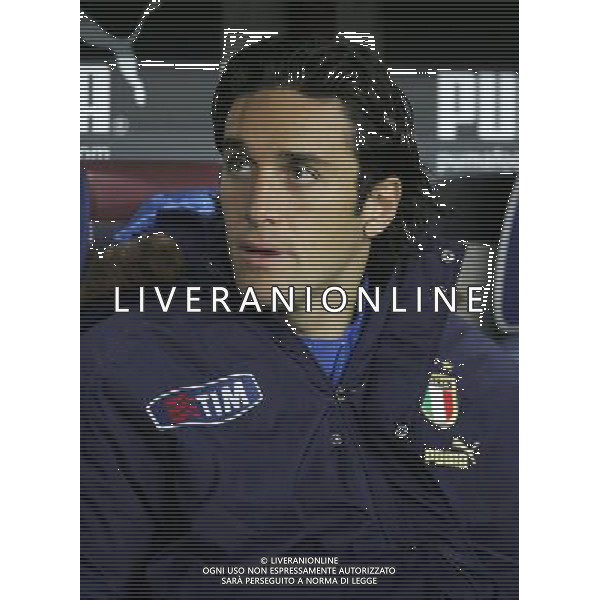 Ginevra (CH) 15-11-2005 amichevole nazionale italiana calcio italia-costa d\' avorio 1:1 nella foto toni luca in panchina ph marco luzzani /ag aldo liverani s.a.s.