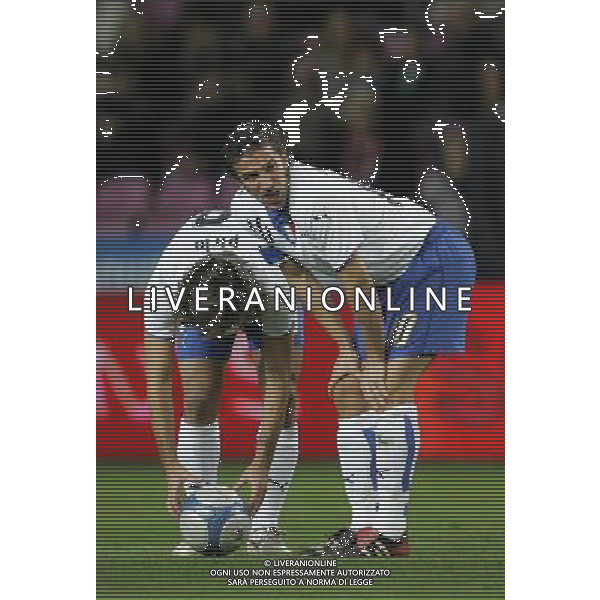 Ginevra (CH) 15-11-2005 amichevole nazionale italiana calcio italia-costa d\' avorio 1:1 nella foto pirlo andrea e del piero alessandro ph marco luzzani /ag aldo liverani s.a.s.