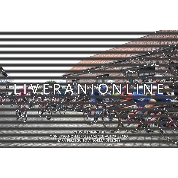 02-04-2023 Tour Des Flandres; 2023, Soudal - Quickstep; Ballerini, Davide; Old Kwaremont; ©SIROTTI / AGENZIA ALDO LIVERANI SAS