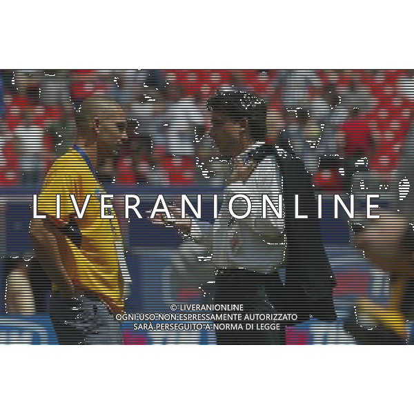 NEW YORK 3/08/2003 SUPERCOPPA ITALIANA NELLA FOTO ALESSANDRO MOGGI-MARCO DI VAIO FOTO ALDO LIVERANI