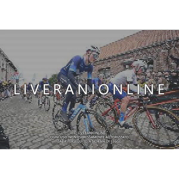 02-04-2023 Tour Des Flandres; 2023, Movistar; Jorgensen, Mathias Norsgaard; Old Kwaremont; ©SIROTTI / AGENZIA ALDO LIVERANI SAS