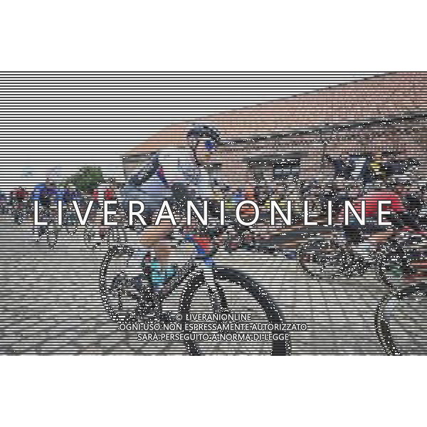 02-04-2023 Tour Des Flandres; 2023, Bahrain - Victorious; Rajovic, Dusan; Old Kwaremont; ©SIROTTI / AGENZIA ALDO LIVERANI SAS