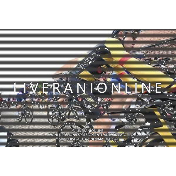02-04-2023 Tour Des Flandres; 2023, Jumbo - Visma; Van Aert, Wout; Old Kwaremont; ©SIROTTI / AGENZIA ALDO LIVERANI SAS