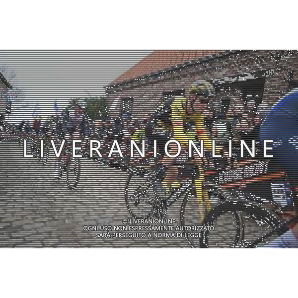 02-04-2023 Tour Des Flandres; 2023, Jumbo - Visma; Benoot, Tiesj; Old Kwaremont; ©SIROTTI / AGENZIA ALDO LIVERANI SAS