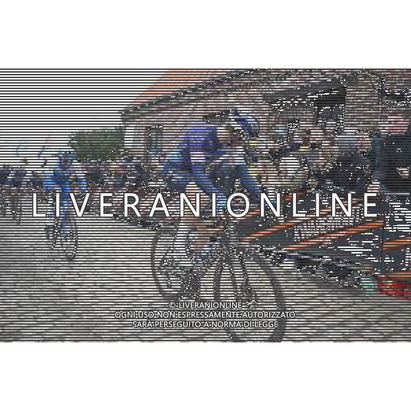 02-04-2023 Tour Des Flandres; 2023, Israel - Premier Tech; Vanmarcke, Sep; Old Kwaremont; ©SIROTTI / AGENZIA ALDO LIVERANI SAS