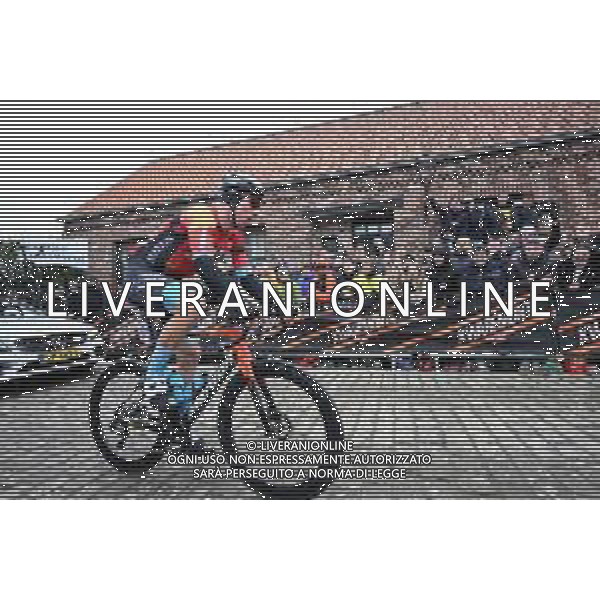 02-04-2023 Tour Des Flandres; 2023, Bahrain - Victorious; Maciejuk, Filip; Old Kwaremont; ©SIROTTI / AGENZIA ALDO LIVERANI SAS