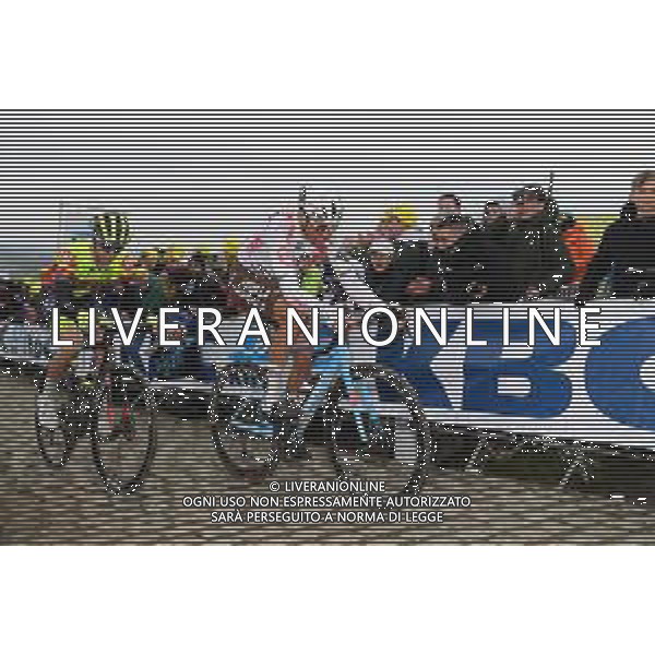 02-04-2023 Tour Des Flandres; 2023, Ag2r - Citroen; Van Avermaet, Greg; Paterberg; ©SIROTTI / AGENZIA ALDO LIVERANI SAS