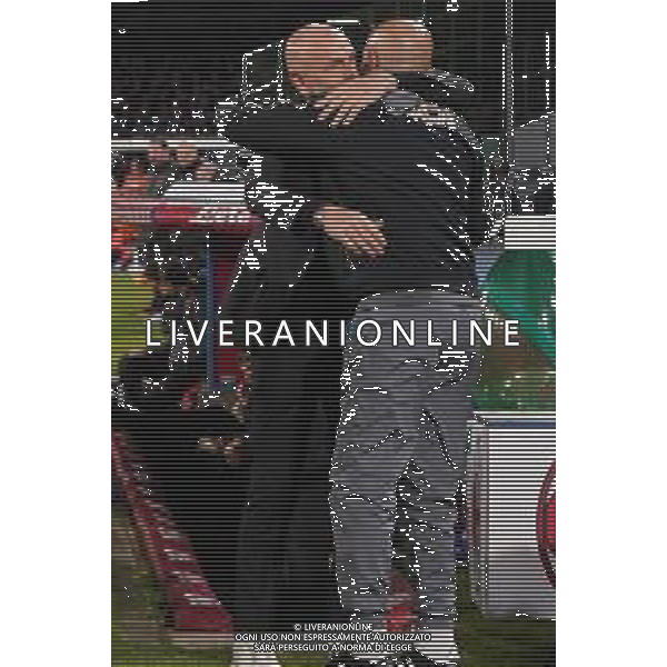 NAPOLI - MILAN CAMPIONATO CALCIO SERIE A TIM 02.04.2023 NELLA FOTO: Luciano Spalletti, Stefano Pioli FOTO MOSCA / AGENZIA ALDO LIVERANI SAS
