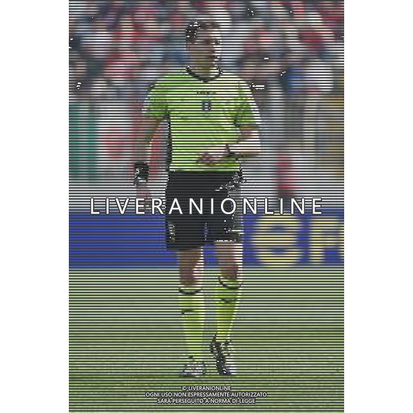 TVRG l\'arbitro Matteo Marcenaro di Genova Monza vs Lazio Monza 02-04-2023 U-Power Stadium Campionato Serie A TIM - 28a giornata foto Roberto Garavaglia/ag. Aldo Liverani sas/ AGENZIA ALDO LIVERANI SAS