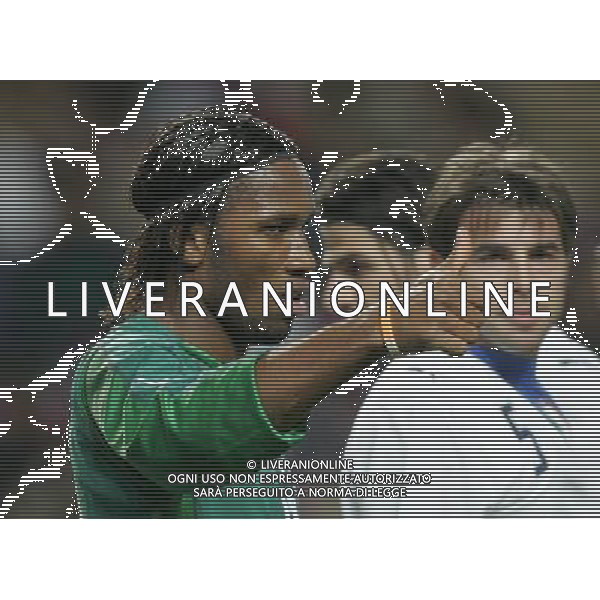 Ginevra 15 novembre 2005 Italia - Costa D\'Avorio amichevole nella foto: Drogba Didier foto Andry / Ag. Aldo Liverani