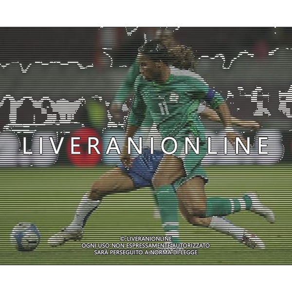 Ginevra 15 novembre 2005 Italia - Costa D\'Avorio amichevole nella foto: Drogba Didier foto Andry / Ag. Aldo Liverani