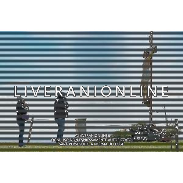SANTUARIO TREVIGNANO ROMANO ATTESA DELLA PRESUNTA VEGGENTE GISELLA CARDIA PER L\'APPARIZIONE E MESSAGGIO DELLA MADONNA CHE PIANGE, 03.04.2023 NELLAA FOTO I PELLEGRINI ©GIANDOMENICO SALE / AGENZIA ALDO LIVERANI SAS