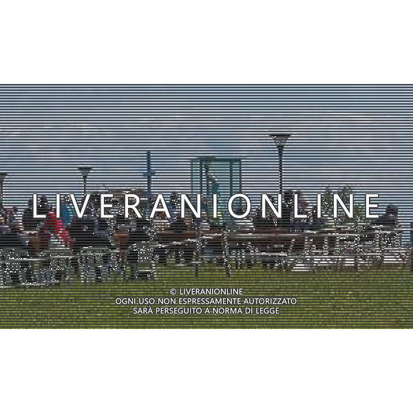 SANTUARIO TREVIGNANO ROMANO ATTESA DELLA PRESUNTA VEGGENTE GISELLA CARDIA PER L\'APPARIZIONE E MESSAGGIO DELLA MADONNA CHE PIANGE, 03.04.2023 NELLAA FOTO I PELLEGRINI ©GIANDOMENICO SALE / AGENZIA ALDO LIVERANI SAS