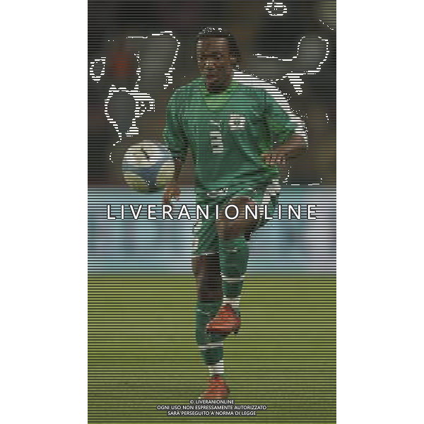 Ginevra 15 novembre 2005 Italia - Costa D\'Avorio amichevole nella foto: Boka Arthur foto Andry / Ag. Aldo Liverani