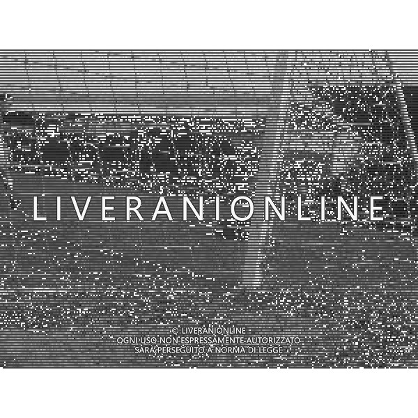 24-04-1955 LEGNANO CAMPIONATO DI CALCIO SERIE B LEGNANO-MONZA 3-2 NELLA FOTO AZIONE DI GIOCO AG ALDO LIVERANI SAS