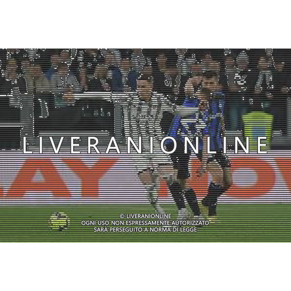 Torino 04.04.2023 Allianz Stadium © Manuela Viganti/Agenzia Aldo Liverani Juventus vs Inter Coppa Italia Frecciarossa 2022/2023 Semifinale Andata Nella foto: dusan vlahovic e nicolo\' barella ©AGENZIA ALDO LIVERANI SAS