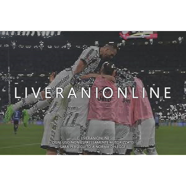 Torino 04.04.2023 Allianz Stadium © Manuela Viganti/Agenzia Aldo Liverani Juventus vs Inter Coppa Italia Frecciarossa 2022/2023 Semifinale Andata Nella foto: esultanza juventus dopo il gol di juan cuadrado ©AGENZIA ALDO LIVERANI SAS