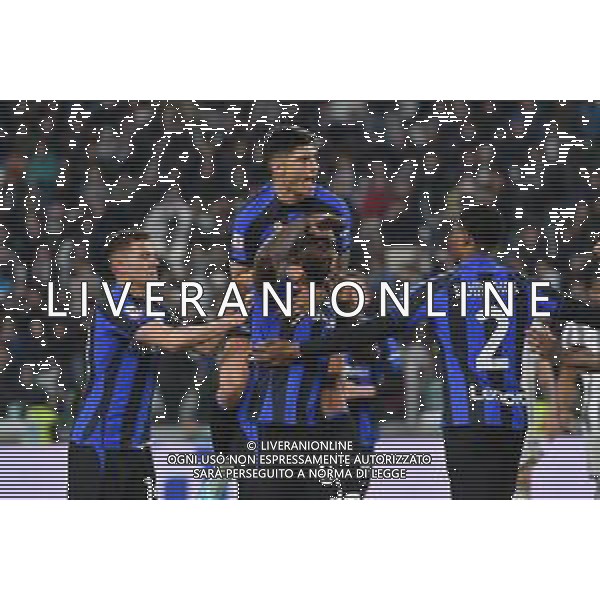 Torino 04.04.2023 Allianz Stadium © Manuela Viganti/Agenzia Aldo Liverani Juventus vs Inter Coppa Italia Frecciarossa 2022/2023 Semifinale Andata Nella foto: Esultanza dopo il gol di Lukaku Romelu verso la curva dei tifosi juve ©AGENZIA ALDO LIVERANI SAS