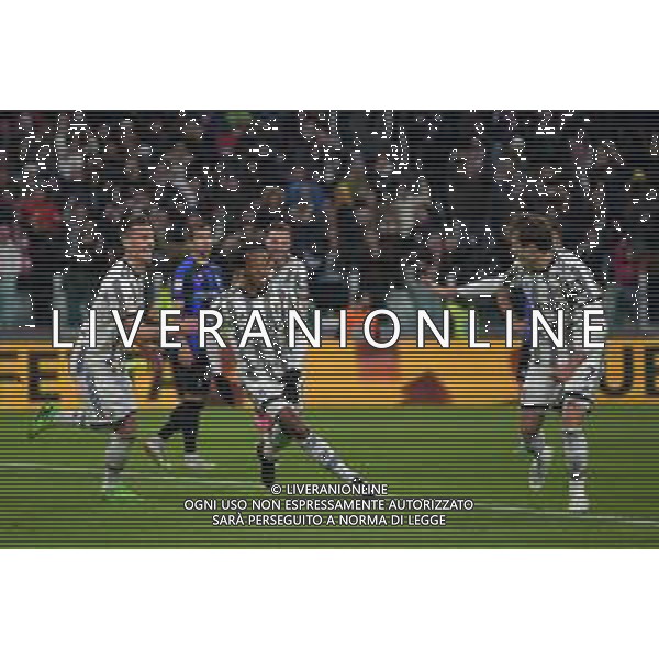 Torino 04.04.2023 Allianz Stadium © Manuela Viganti/Agenzia Aldo Liverani Juventus vs Inter Coppa Italia Frecciarossa 2022/2023 Semifinale Andata Nella foto: esultanza juan cuadrado dopo il gol