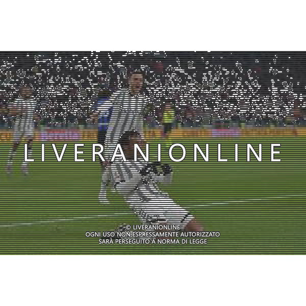 Torino 04.04.2023 Allianz Stadium © Manuela Viganti/Agenzia Aldo Liverani Juventus vs Inter Coppa Italia Frecciarossa 2022/2023 Semifinale Andata Nella foto: esultanza juan cuadrado dopo il gol