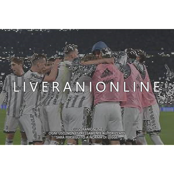 Torino 04.04.2023 Allianz Stadium © Manuela Viganti/Agenzia Aldo Liverani Juventus vs Inter Coppa Italia Frecciarossa 2022/2023 Semifinale Andata Nella foto: esultanza juventus dopo il gol di juan cuadrado